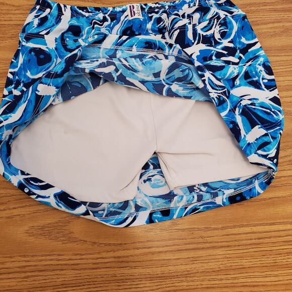 B Skinz Golf Womens M Blue White Skort Athletic - Picture 8 of 11
